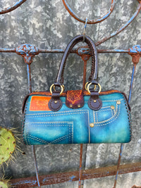 Handmade Leather Jeans Purse