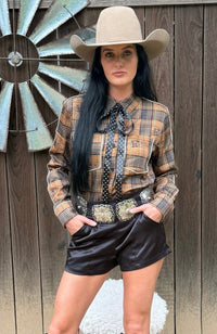The Prairie Plaid Top