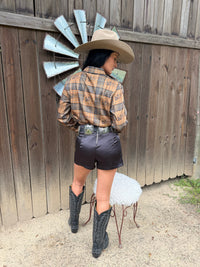 The Prairie Plaid Top