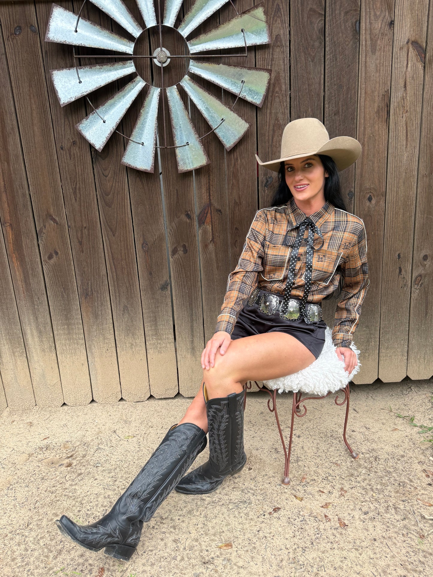 The Prairie Plaid Top