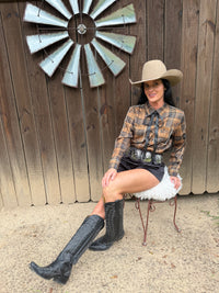 The Prairie Plaid Top