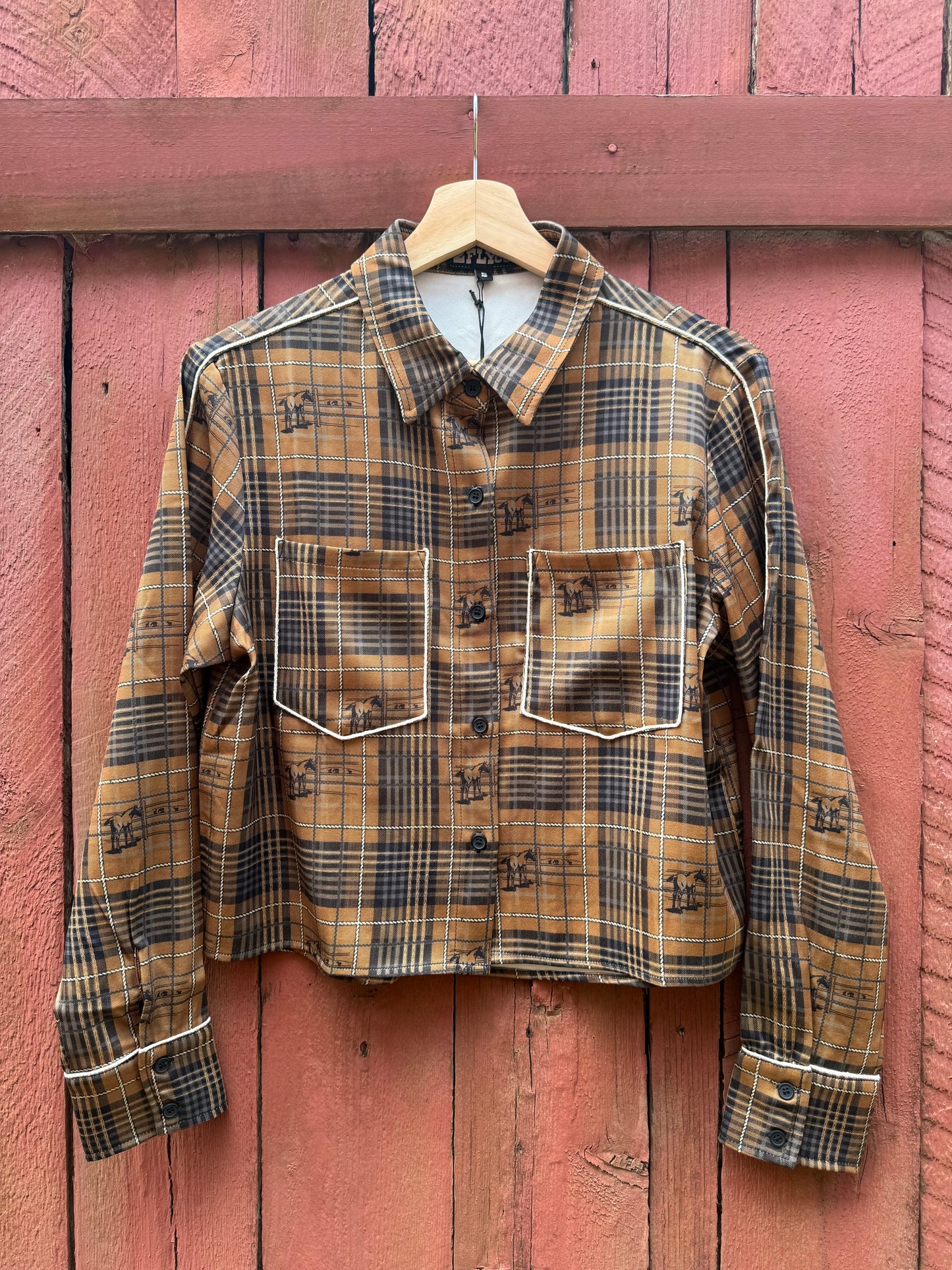 The Prairie Plaid Top